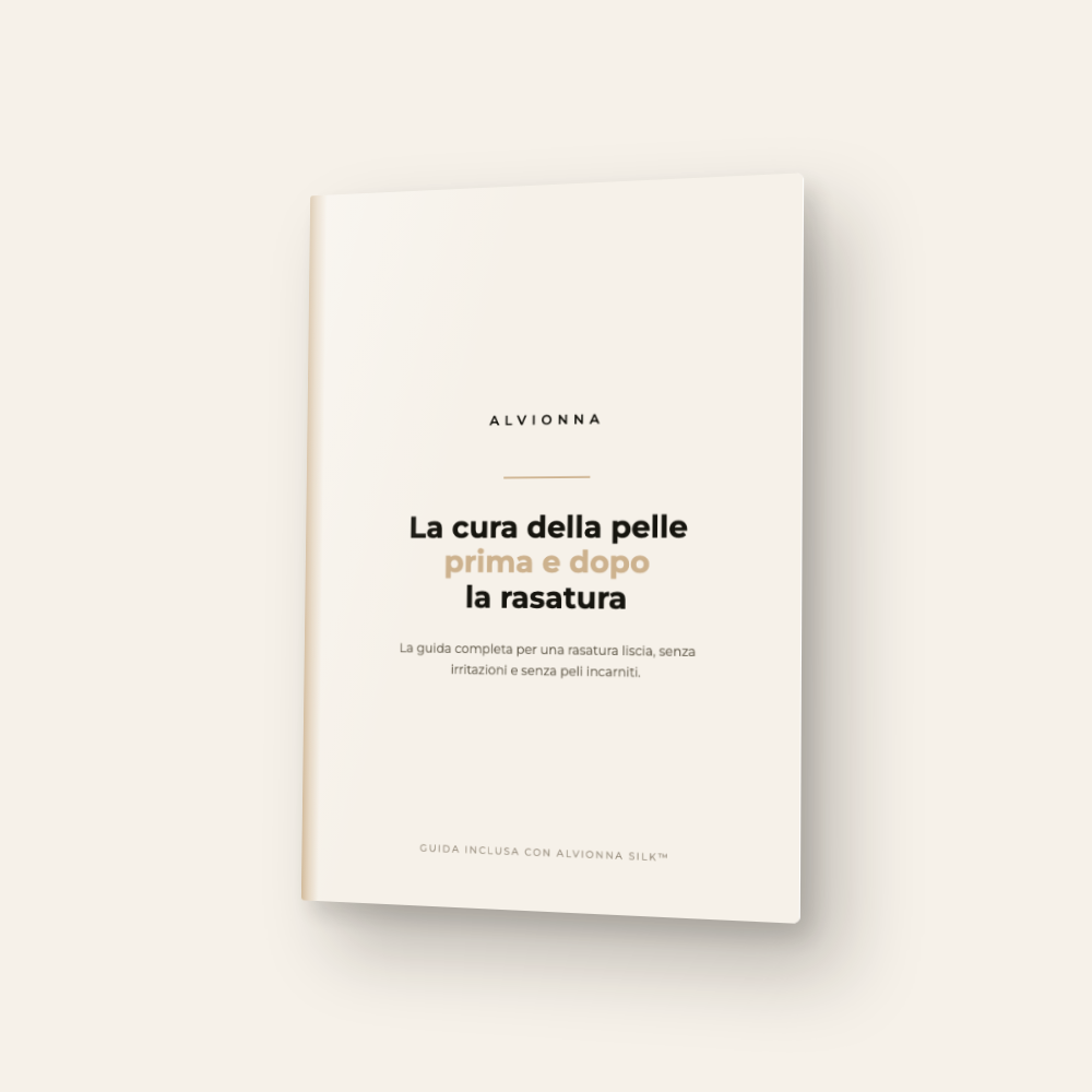 E-book Alvionna: la cura della pelle prima e dopo la rasatura