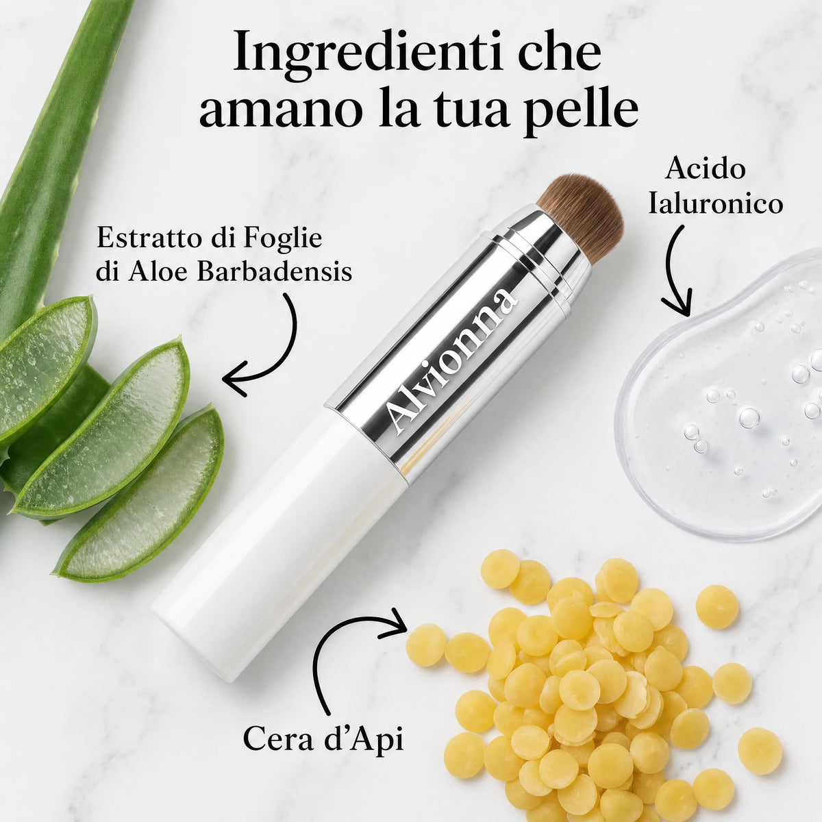 Fondotinta Stick Adattivo - Ingredienti Naturali