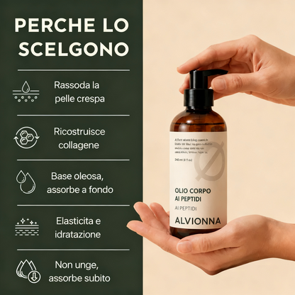 ALVIONNA Olio Corpo ai Peptidi