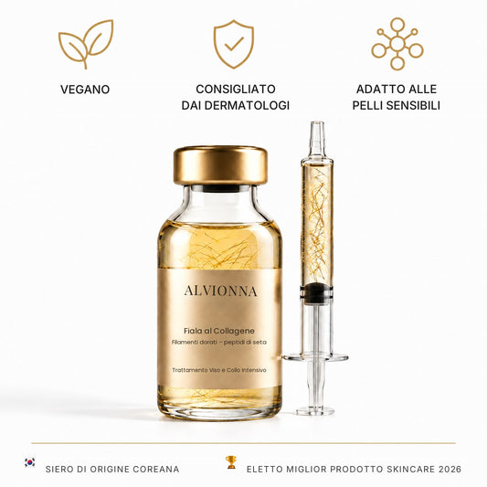 Siero Coreano ai Peptidi Dorati di Seta Alvionna