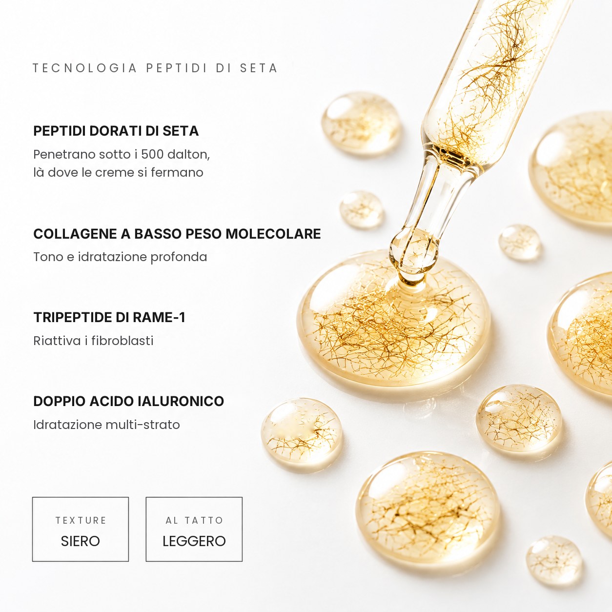 Tecnologia peptidi di seta