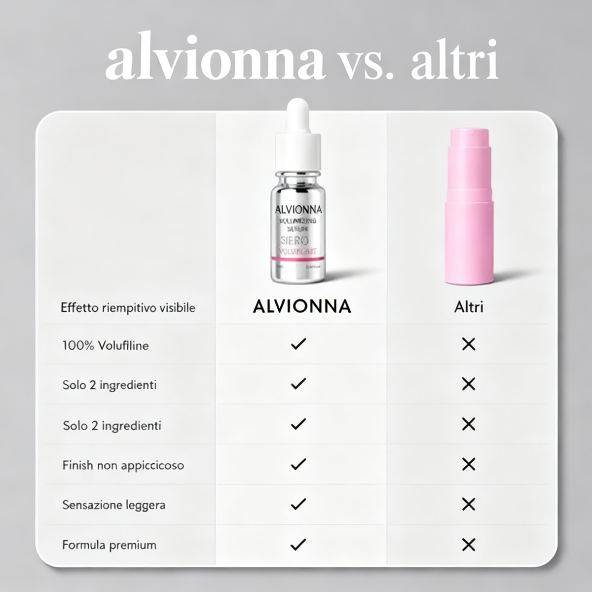 Siero 100% Volufiline Alvionna