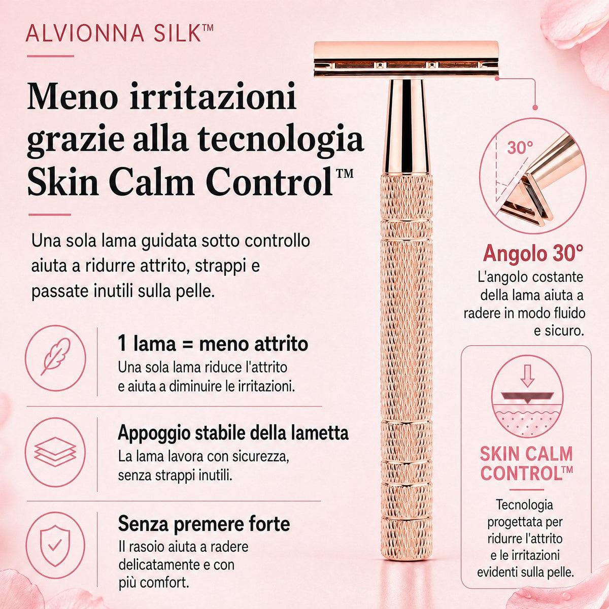 Rasoio ALVIONNA SILK