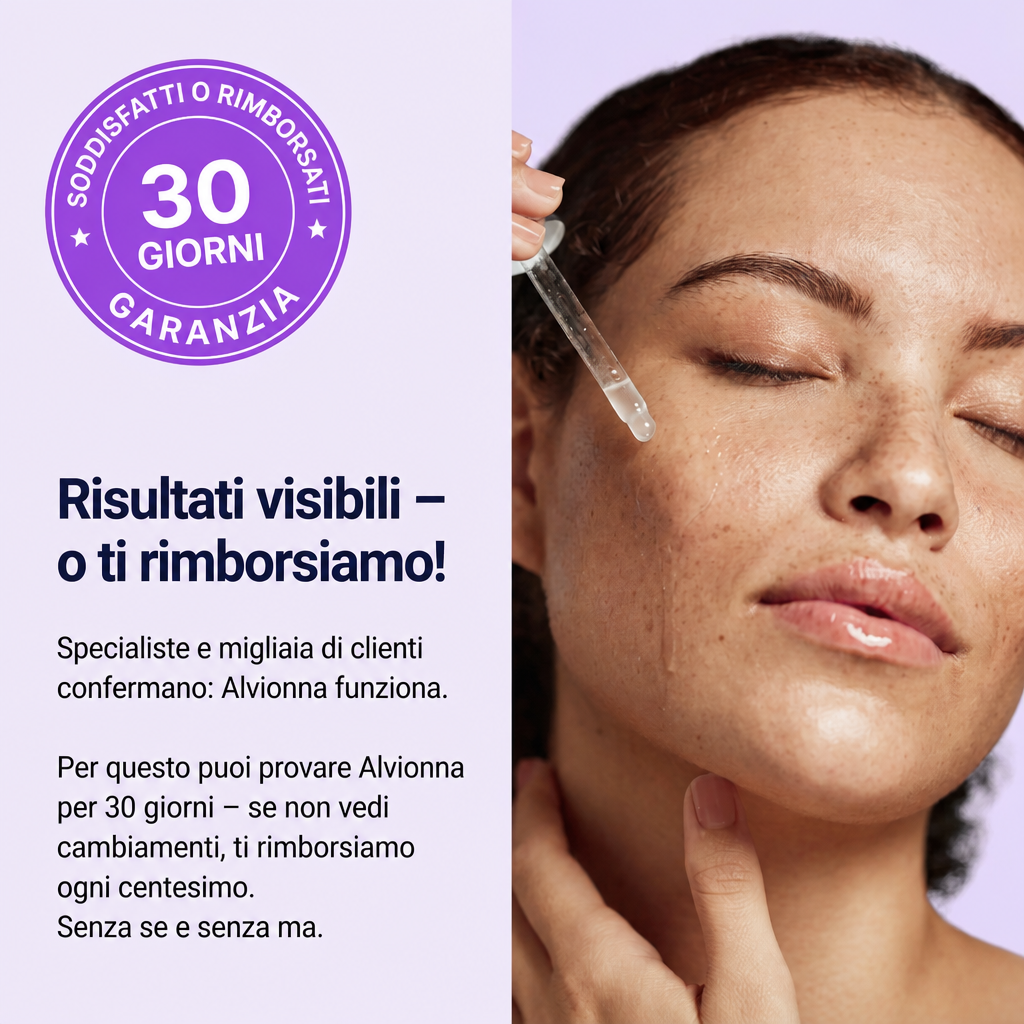 Garanzia 30 giorni soddisfatti o rimborsati